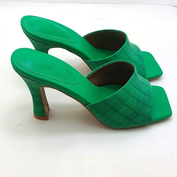 Gabrielle Union Women's Dayanara One Band Sandal Green - Size 8.5 - Picture 2 of 13